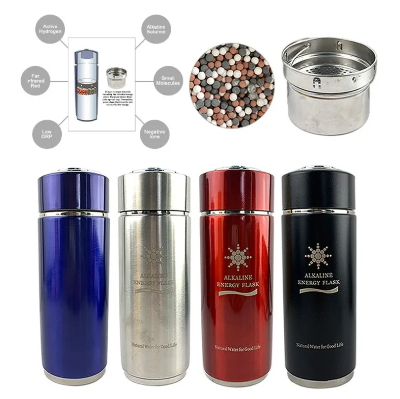 Professional Nano Technology Adjust Ph Balance Alkaline Ionizador De Agua Energy Flask Alkaline Water Ionizer Bottles