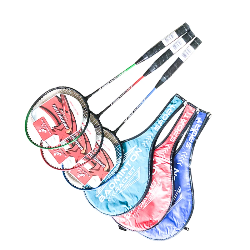 High Quality Brand New Branded Badminton Rackets With Bag Professional Badminton Set 4 Player Racket