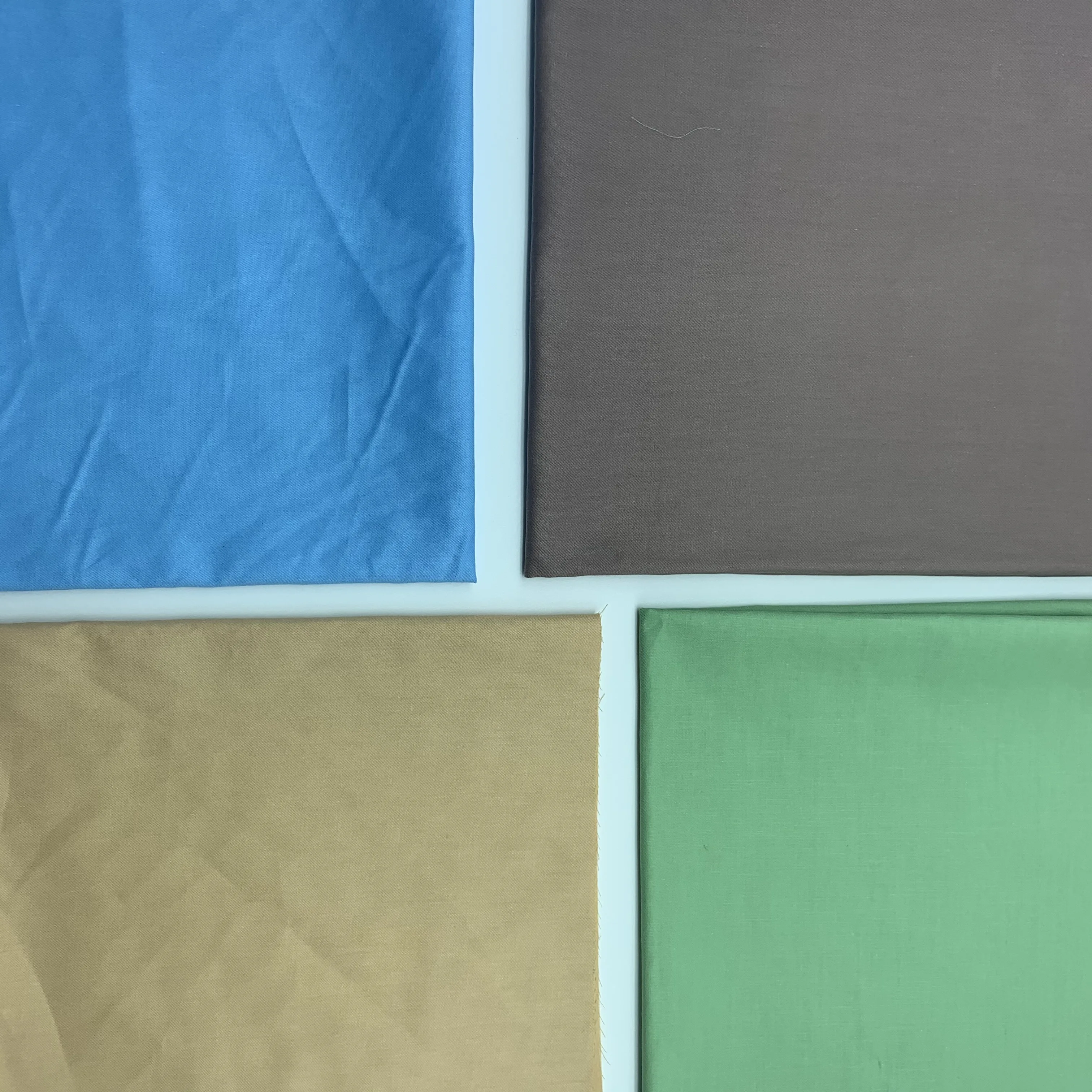 Hot sale quality 100% dyed cotton plain fabric online for bedsheet  cotton solid colour  cardigan and women dress