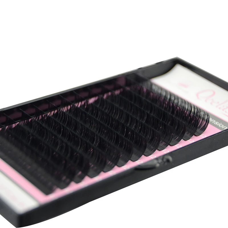 top selling pbt material korea eyelash extensions russian volume
