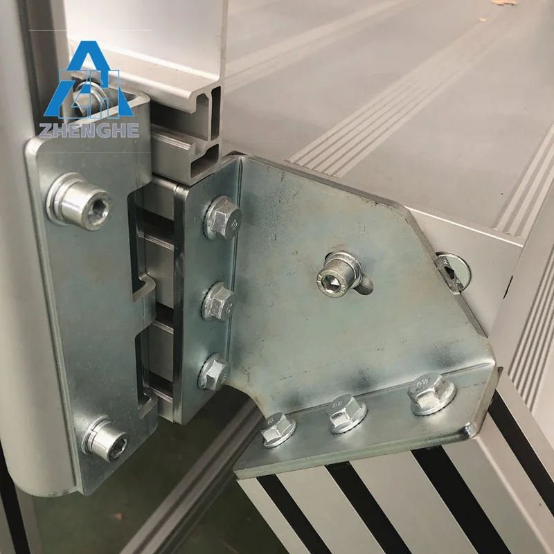 Portable Maintenance  Aluminum  Work Stair Platform Ladder With Safety Rail