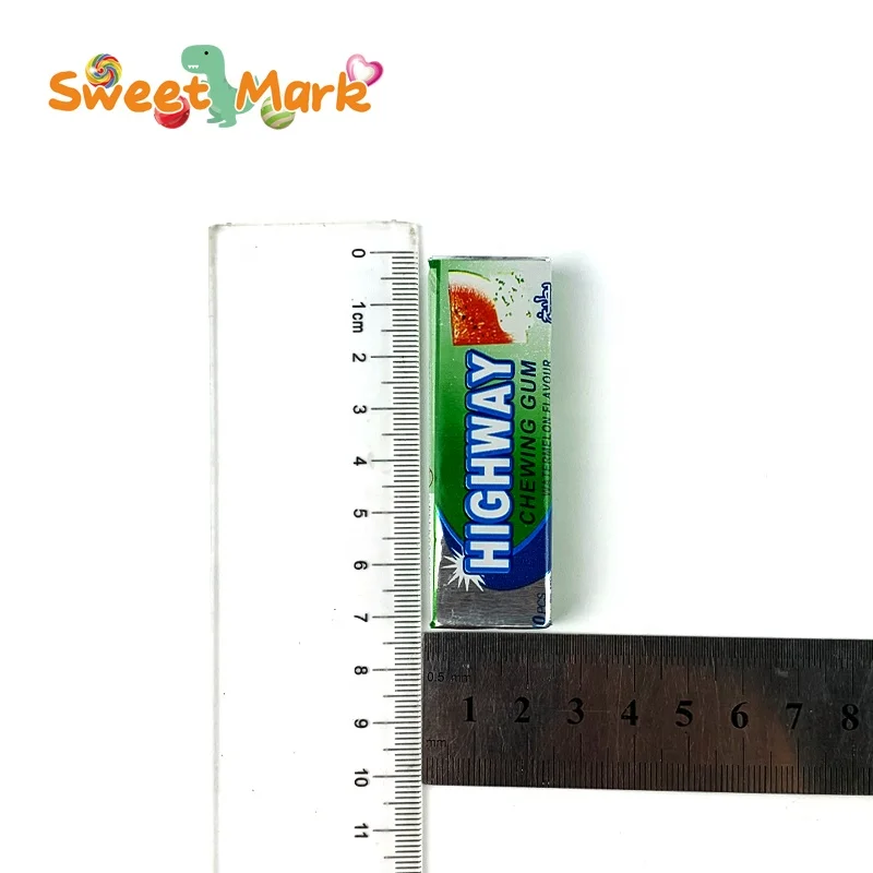 High quality mint bubble gum fruit flavor halal sweet chewing gum