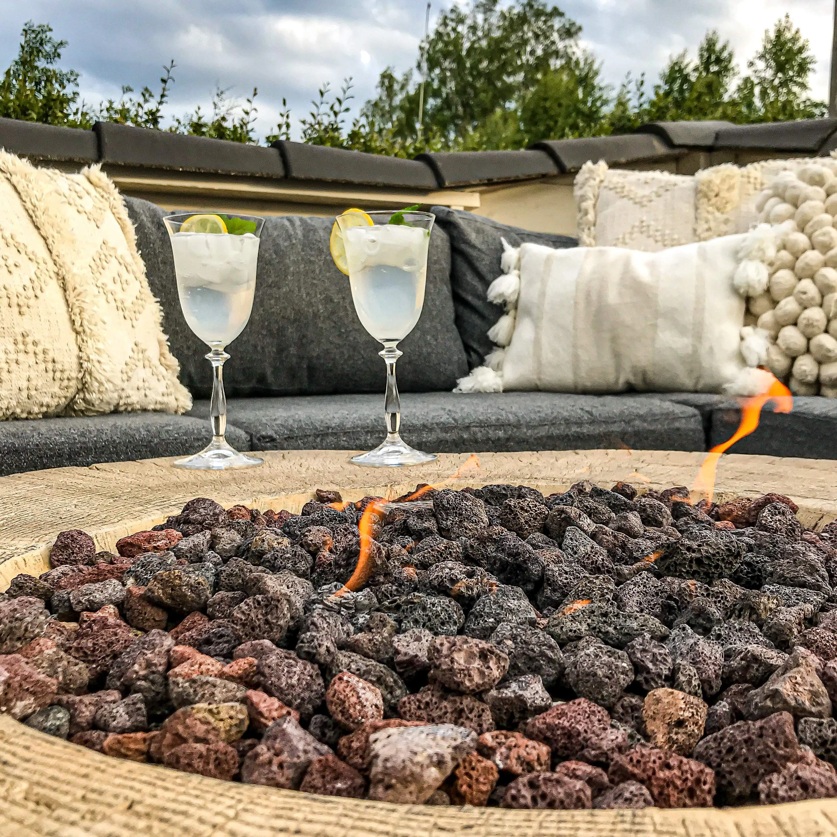 Современный садовый декор мебель для патио крючок пропан костра наружная