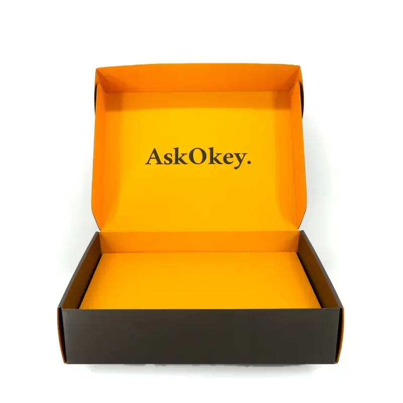 Corrugated Shipping Mailing Box Black White Marble Pink Custom Mailer Box With Logo Print