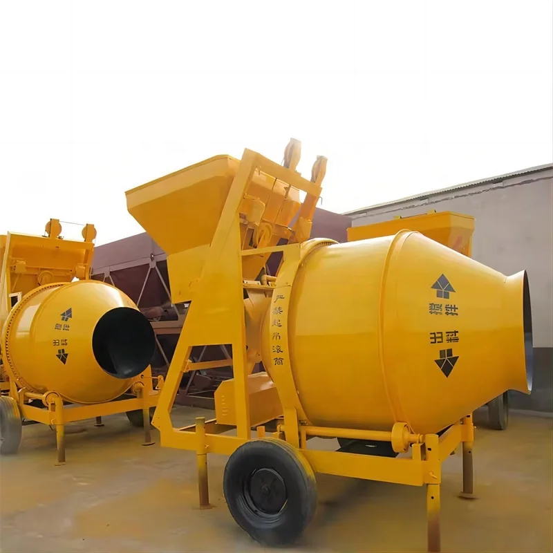 Jzc250 Drum Series Self-Lifting Concrete Mixer  250L Self Loading Concrete Mixer Machines Spare Parts