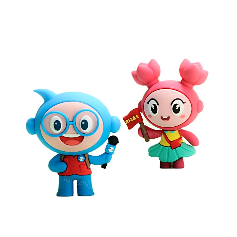 Longzhiyu 15 лет фабричная фигурка Kawaii выполненная на заказ 3D мультяшная игрушки миниатюрная кукла из ПВХ