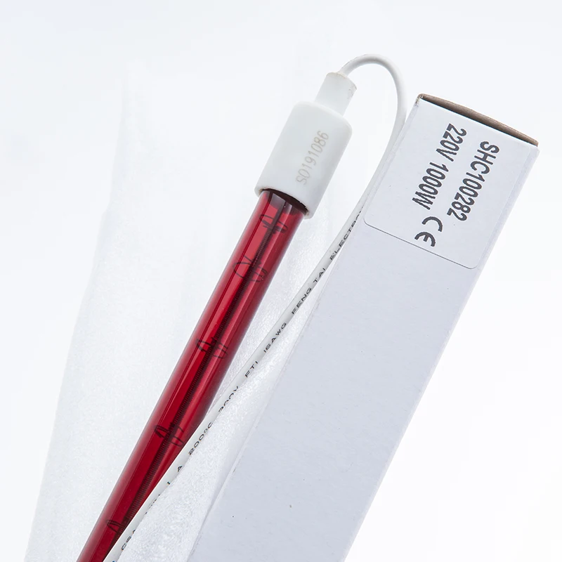 SC04 Ruby tube shortwave infrared heating lamp 220V 1000W