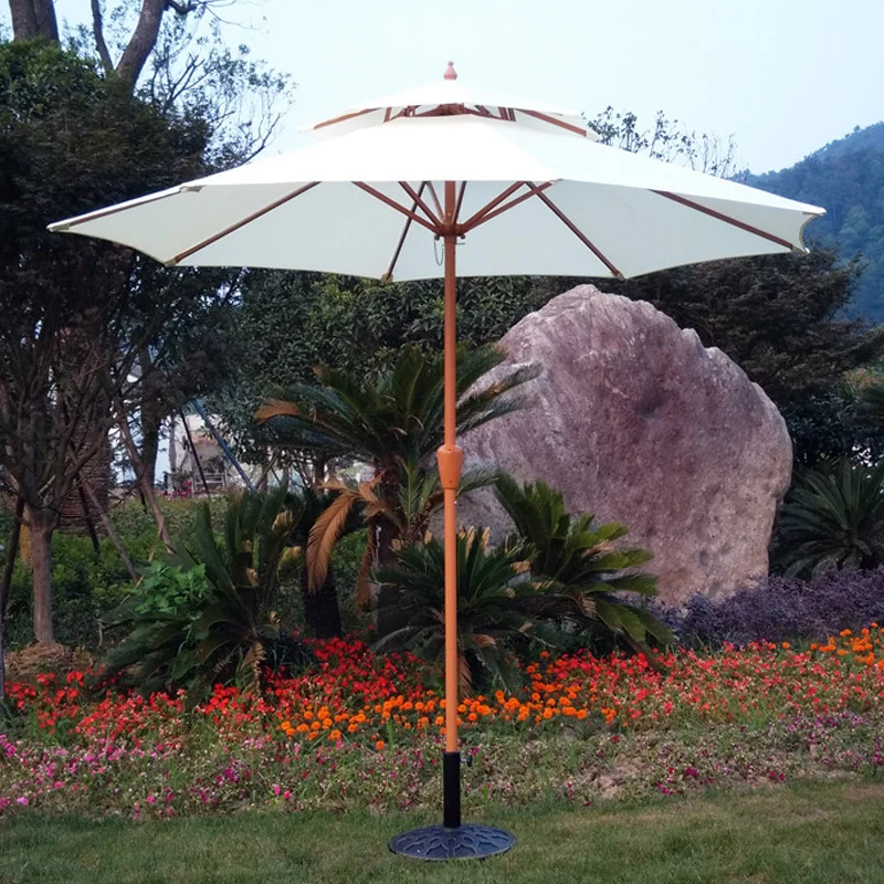 Hot Sellers 9Ft/2.7M 8 Ribs Outdoor Patio Umbrella With Tile And Crack Factory Direct Garden Parasol Sun Umbrella