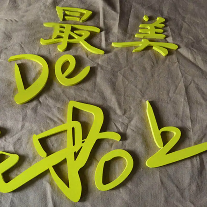 Billboard Design Signs And Signage Pvc Chevron Letter Acrylic Baking Paint Led Signboard Background Wall