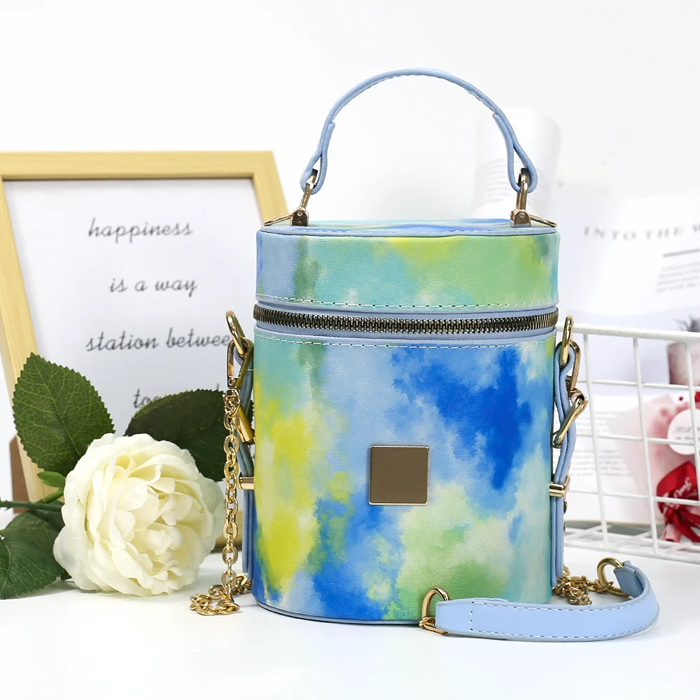  Summer New Trends 2021 Handbags Graffiti Bucket Bags Designer Famous Brands Purses For Women