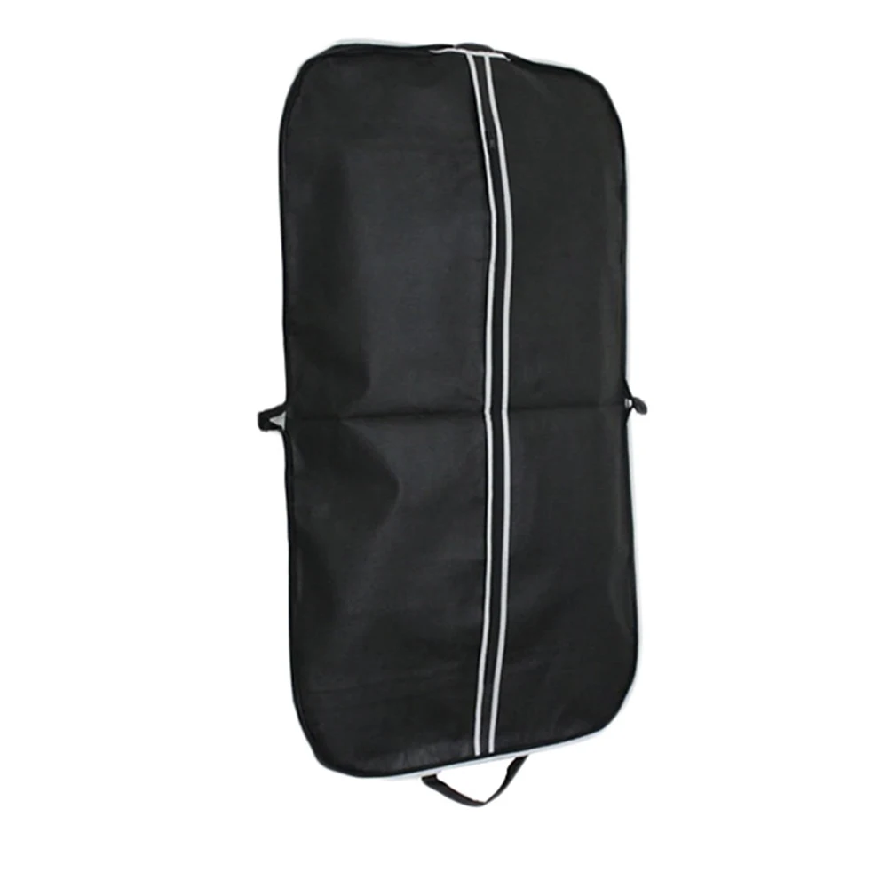 Cheap Black  Custom Logo Clothes Gown Packaging Garment Bag Oxford  Nonwoven  Dress Suit Protector Garment Bag With Zipper