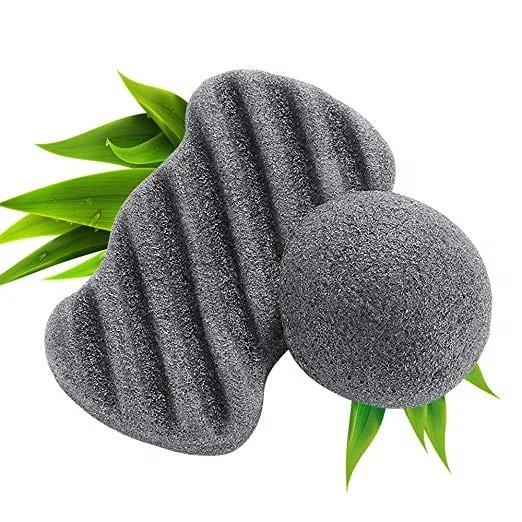  Натуральная мягкая губка konjac спонж для мытья очищение отшелушивание массаж лица и тела наборы