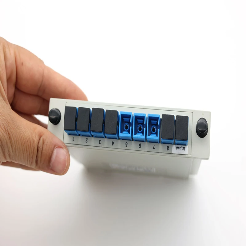 Factory Price Fiber Optical Splitter Plc Optical Splitter 1*8 Plc  Fiber Optic Splitter