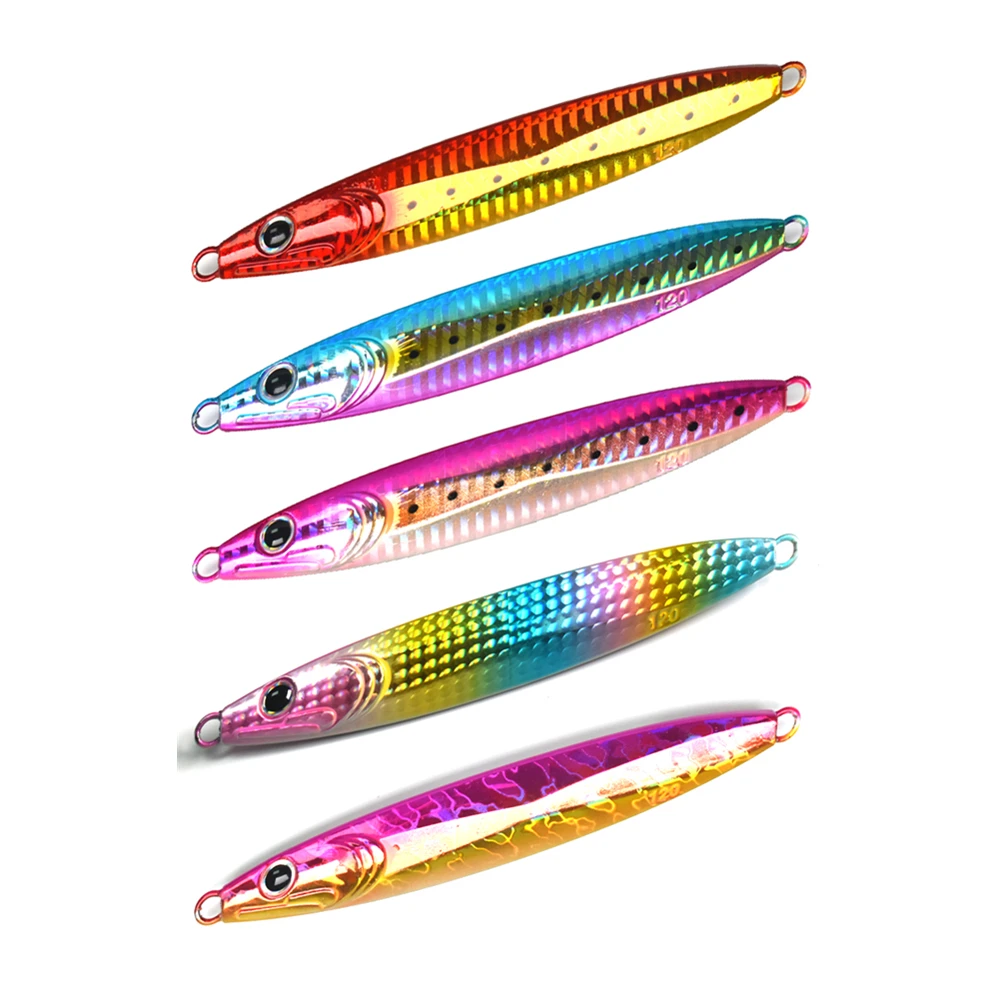 60G Bait Jig Metal Hard Fishing Lure Fast Jigging Fishing Lure Set