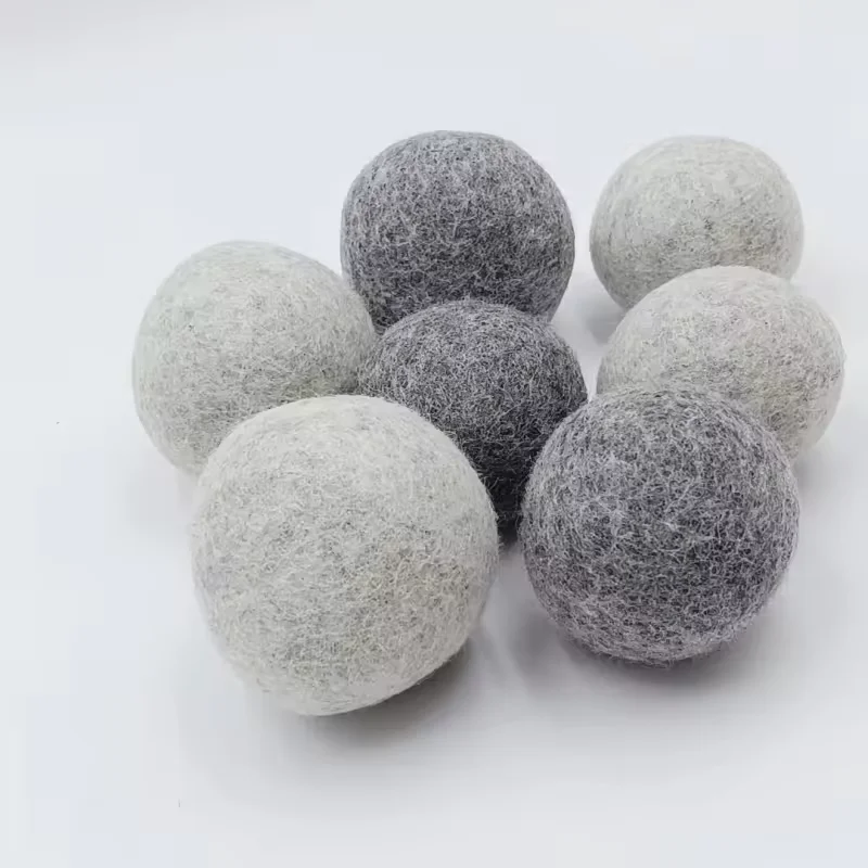 Reusable Softener New Zealand 100% Organic Washing Balls Laundry Felt Wool Dryer Balls for Washing Machine