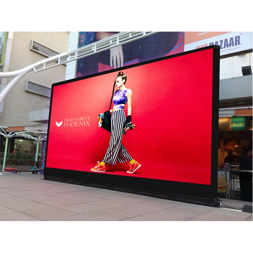 
Hot Sale Customized Size P3 P4 P5 P6 P8 P10 Outdoor Full Color Led Display Screen Big Advertising Billboard 