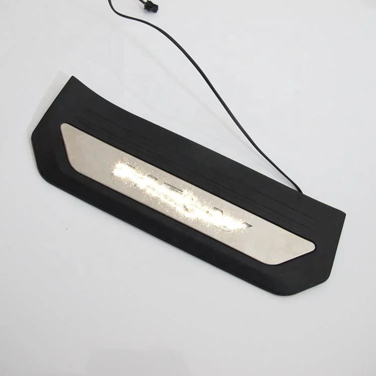 stainless steel scuff plates led door sill plates for hrv vezel 2014-2018