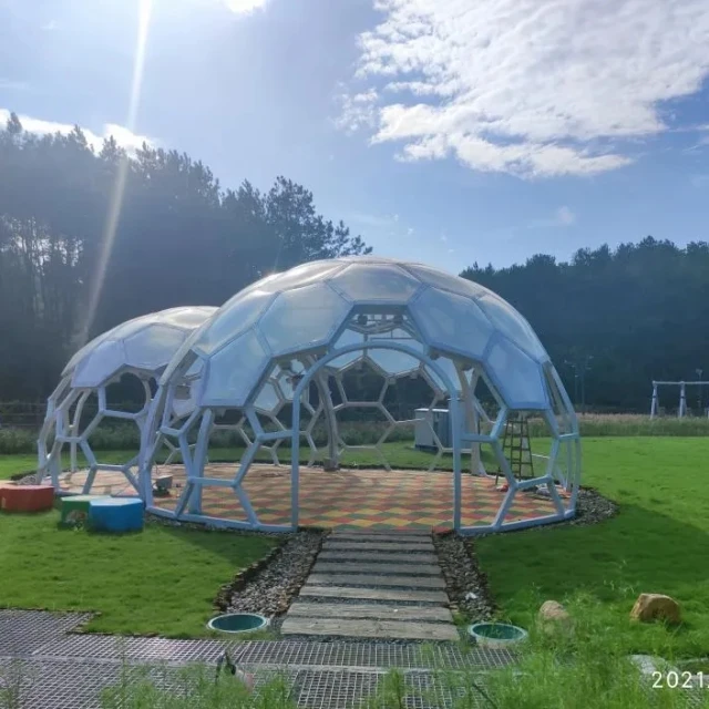 ETFE Stadium Roof Tensioned Membrane Structure Tent Stadium Shade Tent Membrane Structure PVDF PTFE Sale Cover Cross Steel Frame