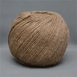 100% 3mm Jute Rope Jute Twine Natural Fiber Core for Packing / Decoration / Artworks