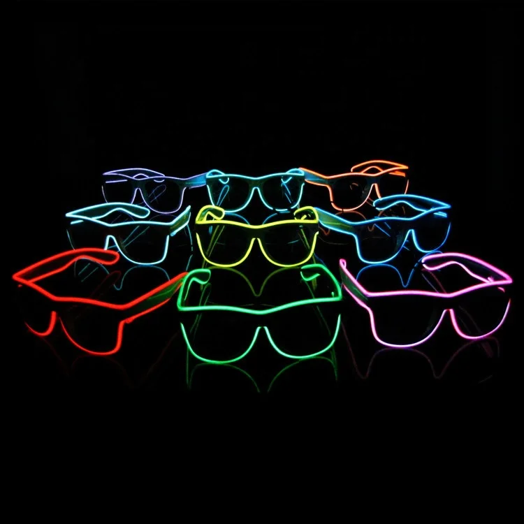 Hot sale bar party Led sunglasses Light Up Toys holiday birthday party led light glasses
