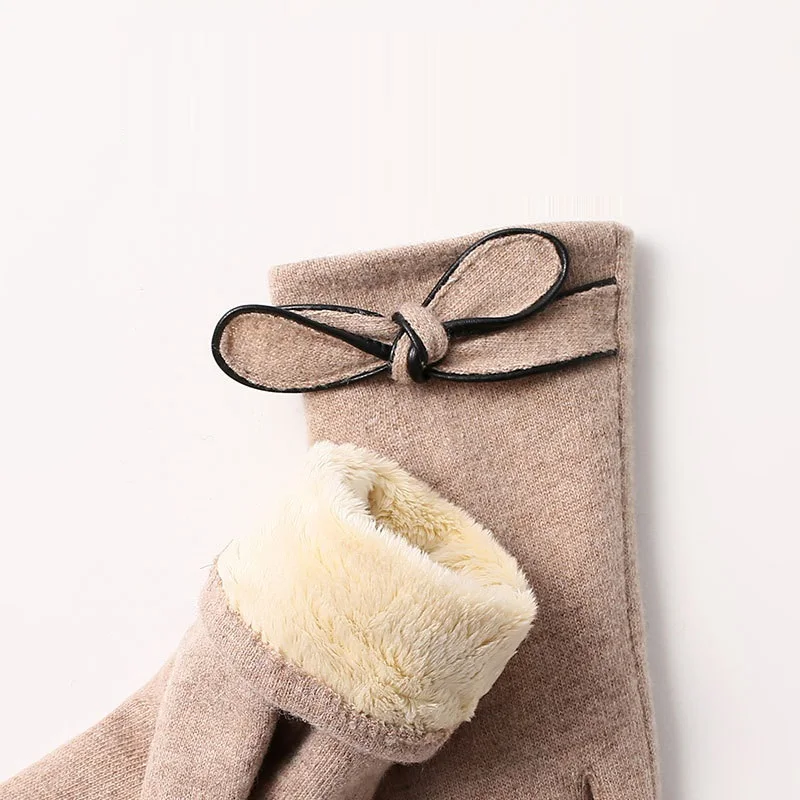 Classic Winter Fashion Wool Women Gloves Cashmere New Style Gloves