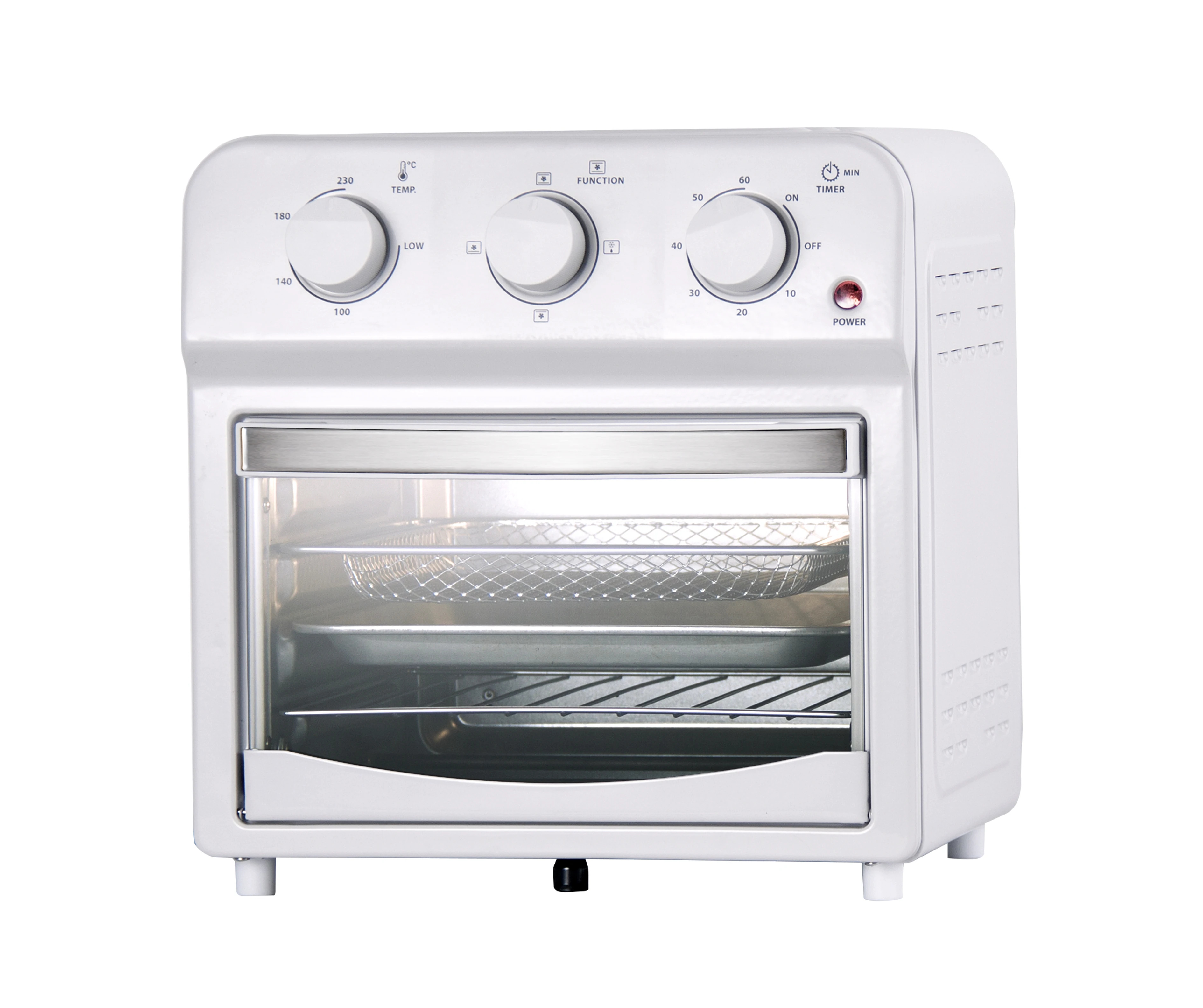 Compact Convection Oven Countertop Fries Pizza Chicken Cake Cookies 4 Accessories Originale Air Fryer Toaster Oven