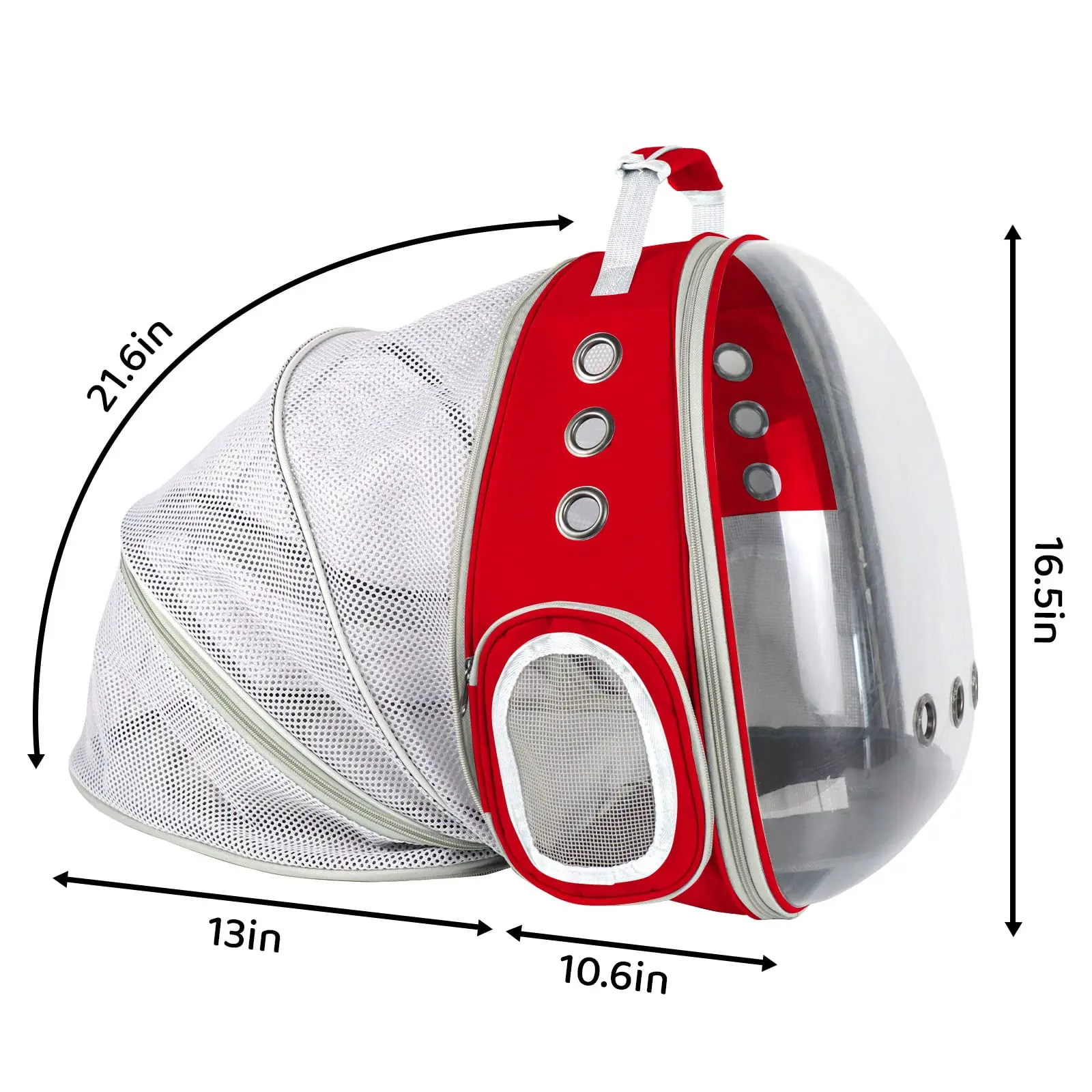 Breathable Large Capacity Pet Backpack Transparent Capsule Backpack Travel Portable Space Capsule Double Shoulder backpack
