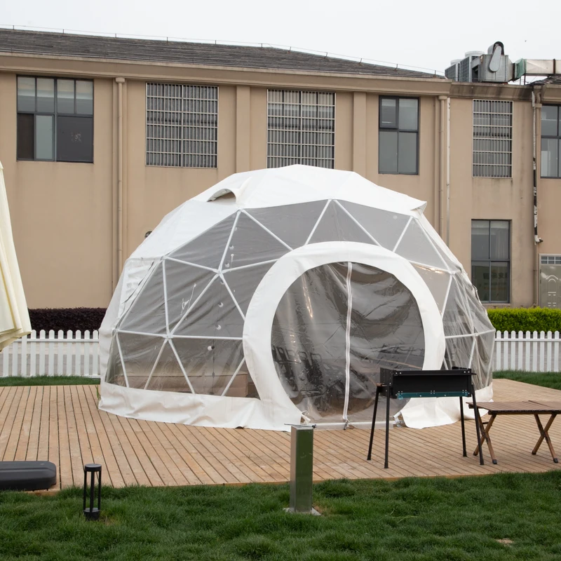Luxury geodesic dome tent outdoor safari winter tent hotel for sale
