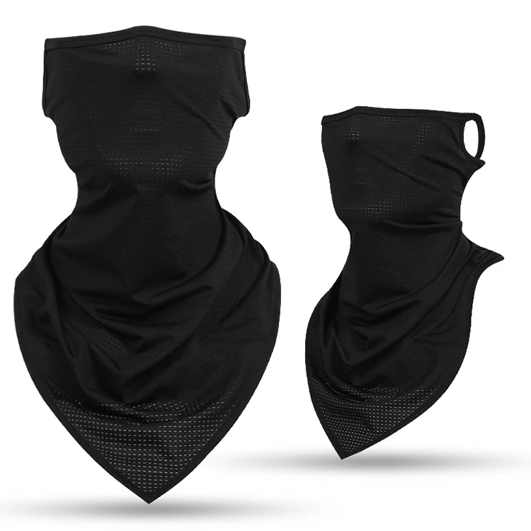 quick dry ventilation Bike face and neck Outdoor Sports mask breathable bandana hanging on ears balaclava face mask