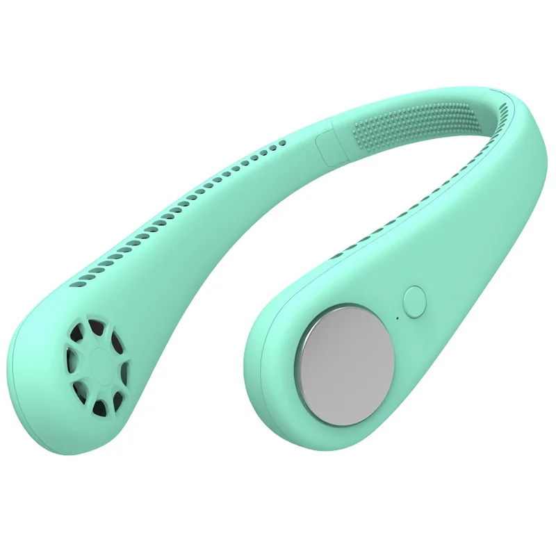 Мини-вентилятор с завязками на шее спортивные кондиционер Ventilador USB Перезаряжаемый нет лопастной вентилятор бесшумный для фанатов спортов использования вне помещений