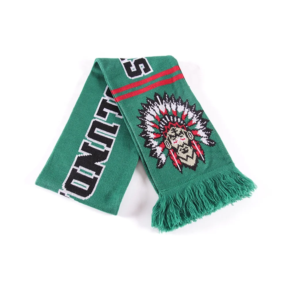 
100% Acrylic NFL India Poland Portugal Mini Fans Football Scarf 