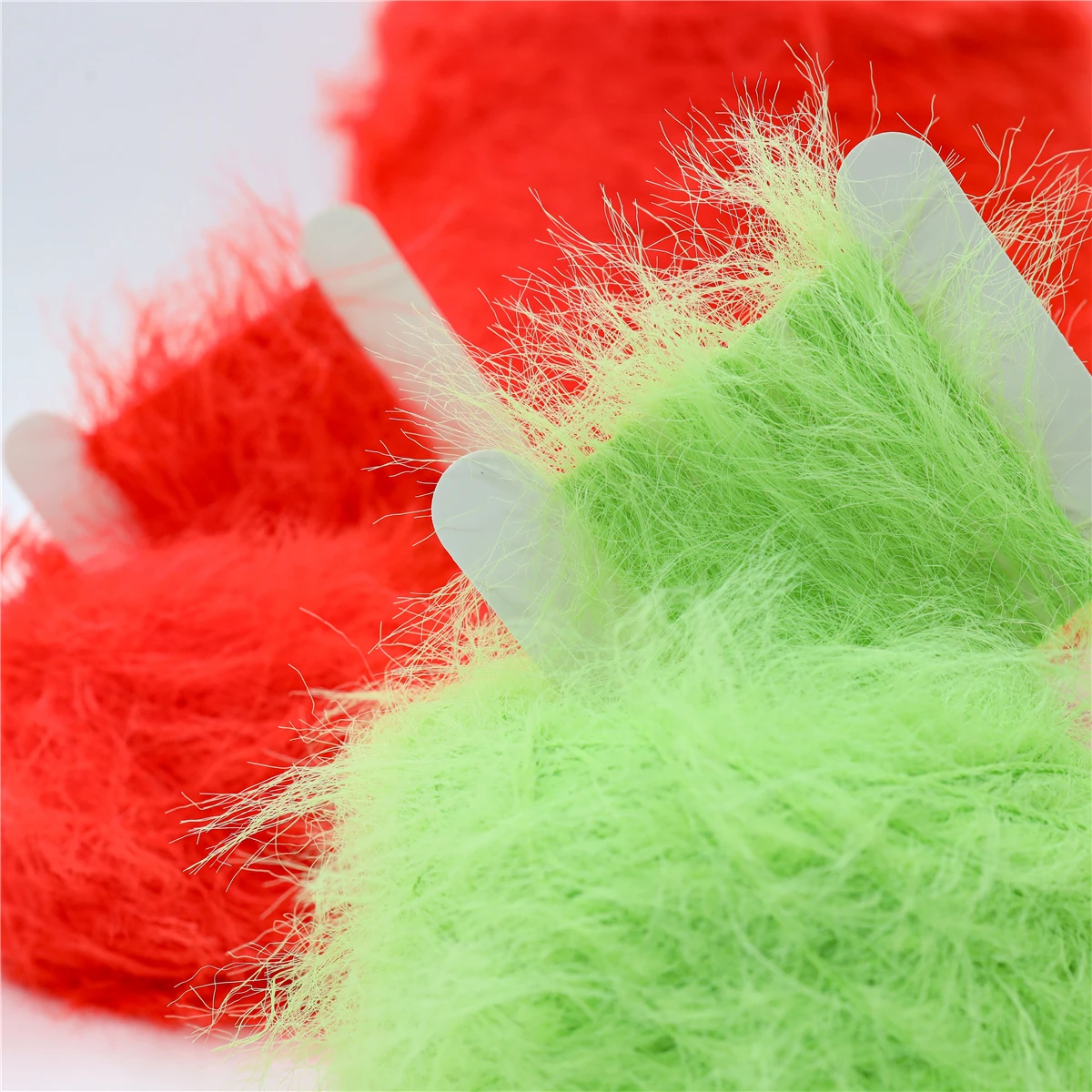 100% nylon feather yarn fancy Yarn High Temperature Resistant Free Sample Accept Custom Color Dyed 5cm Curly