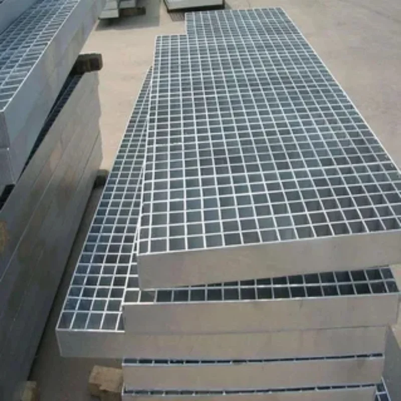 High Quality Anti-slip Serrated Drainage Covers 32*5mm Metal Building Construction Materials Steel Grating