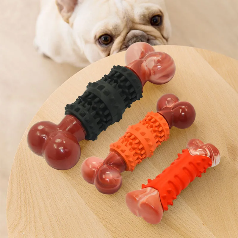 Rubber Pet Cleaning Balls Toys Ball Tooth Balls Food Interactive Pet Dog Chew Toys