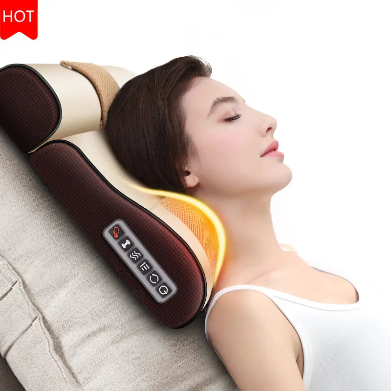 Neck and Shoulder Relaxing Massage Cervical Traction Pillow Spine Neck Support Protector Pillow