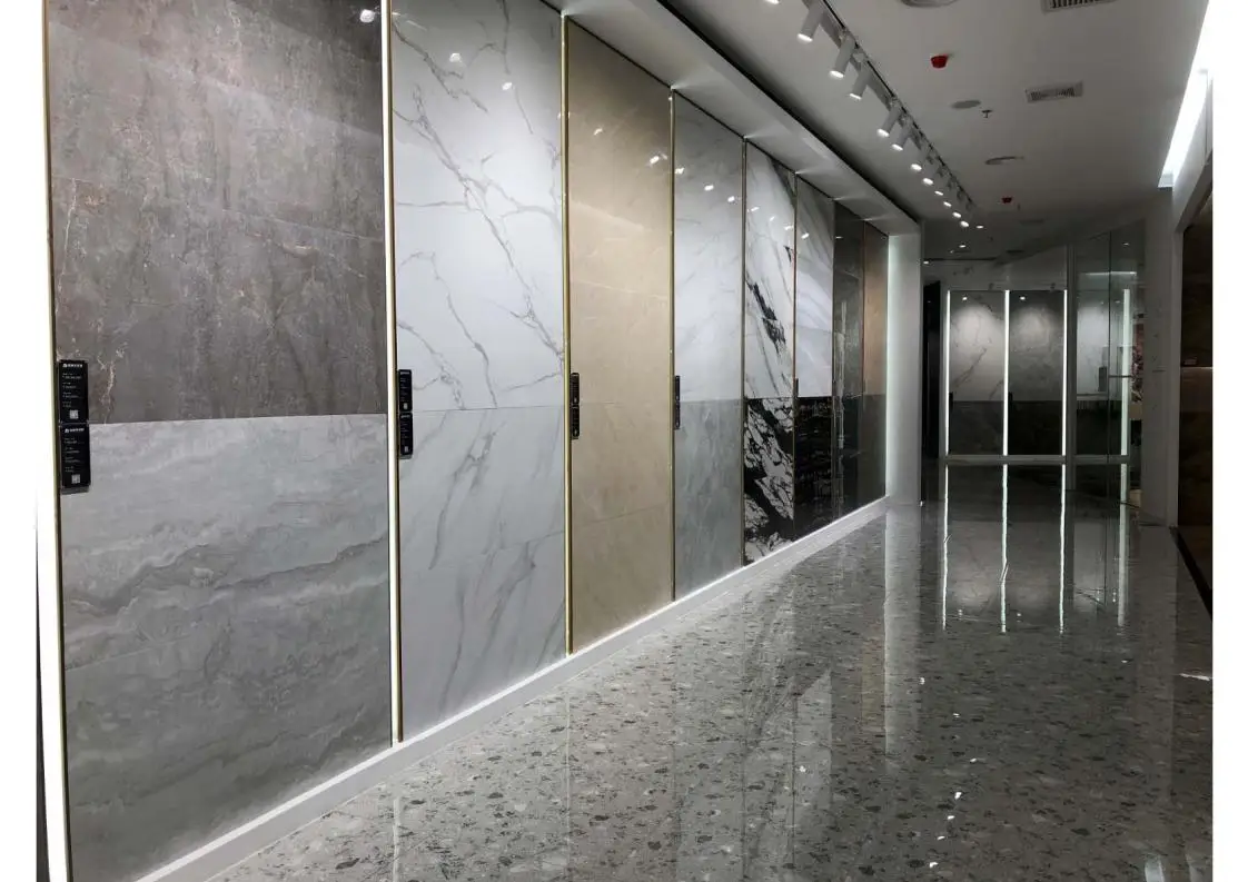 Plati Pulati Double Loading White Crystal Mall Porcelain Nano Polished Floor Marble Tile For Bathroom And Toilet