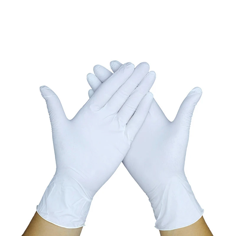 Wholesale Black Powder Free Non-Medical Nitrile Synthetic Guantes With High Quality household Disposable Nitrile Glov