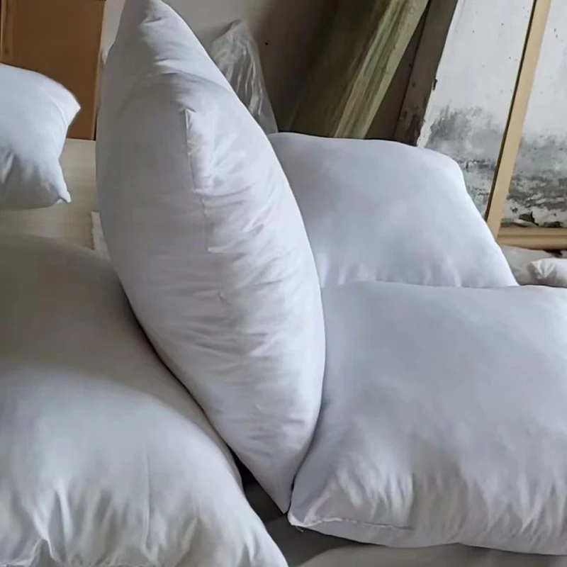 New Style Lower Price Custom Sale Polyester Fiber Square Inner Pillow Hotel Bedroom Backrest Throw Pillow Soft Decor Cushion