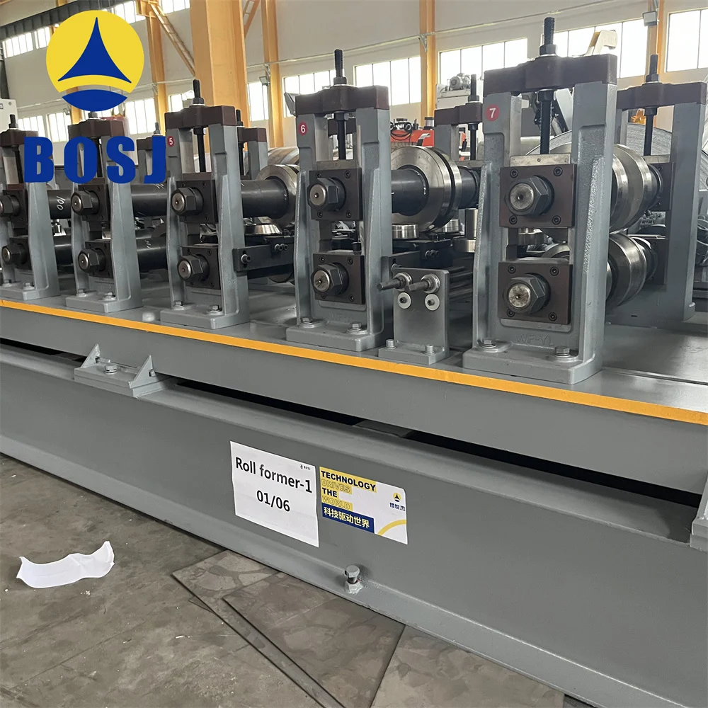 Supermarket Rack Post Making Machine Pallet Rack Upright Roll Forming Machine