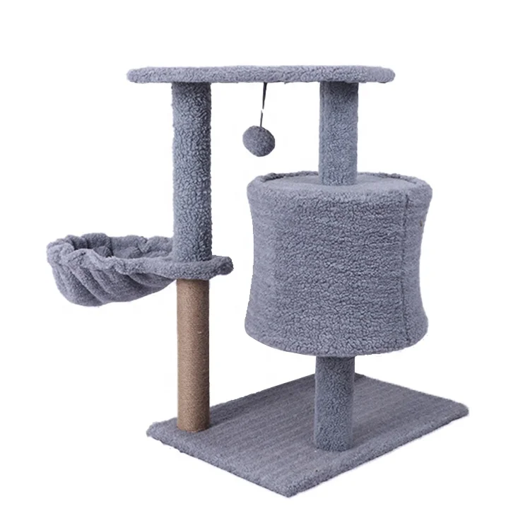 
High quality happy cat wheel with post tree house 