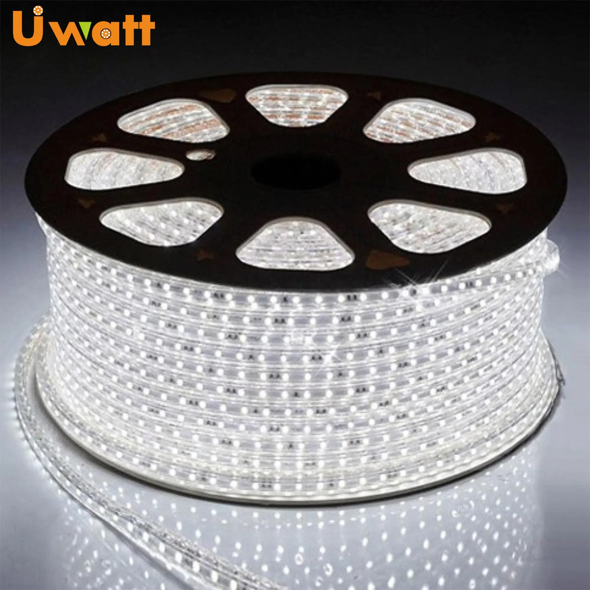 Высокое напряжение 110V 220V 240 Вт водостойкый LED 100 м белый цветная (RGB) Светодиодная лента с Рождеством