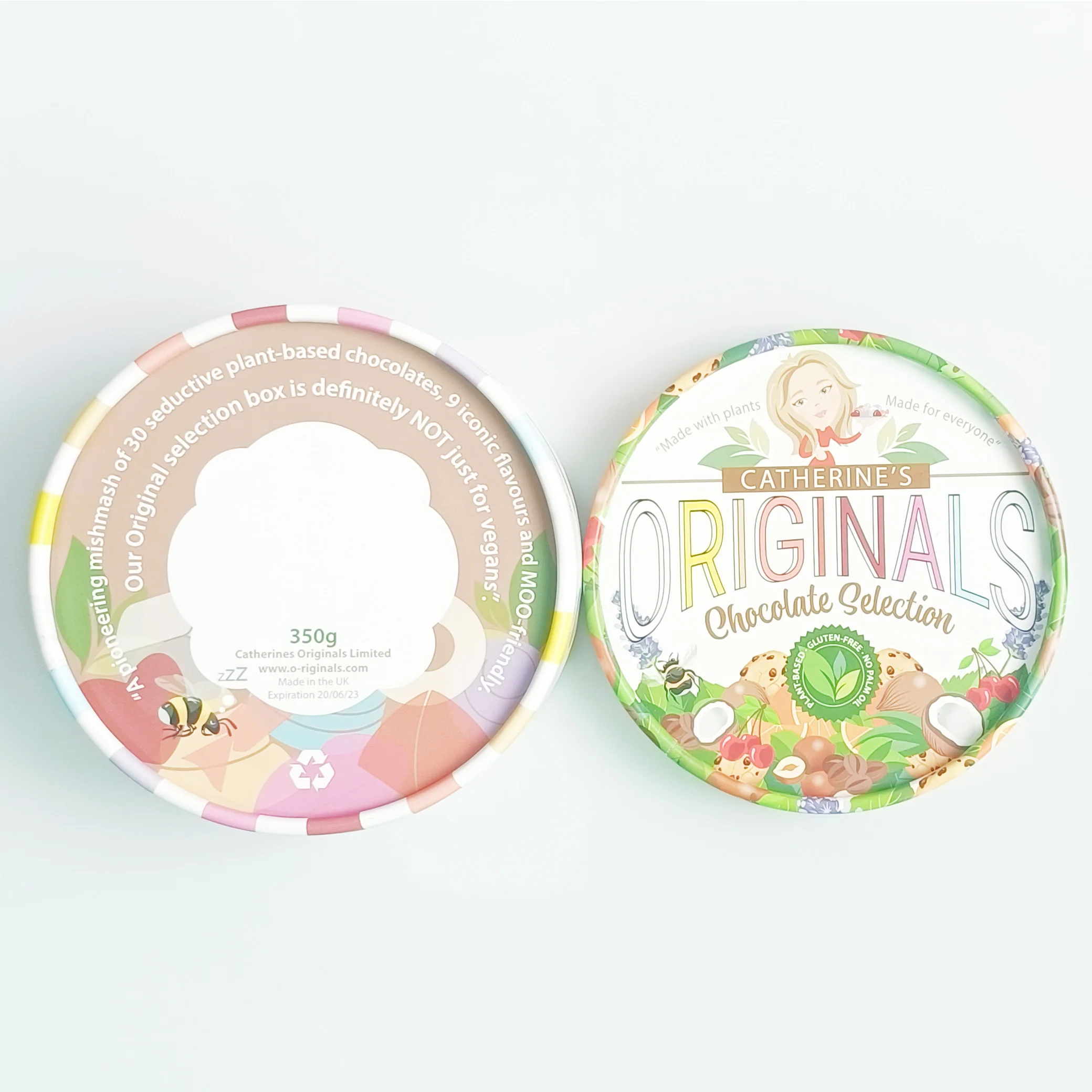 Cardboard Biscuits Cookies Packaging Small Round Candy Box Circle Shape Paper Tube Packing Box