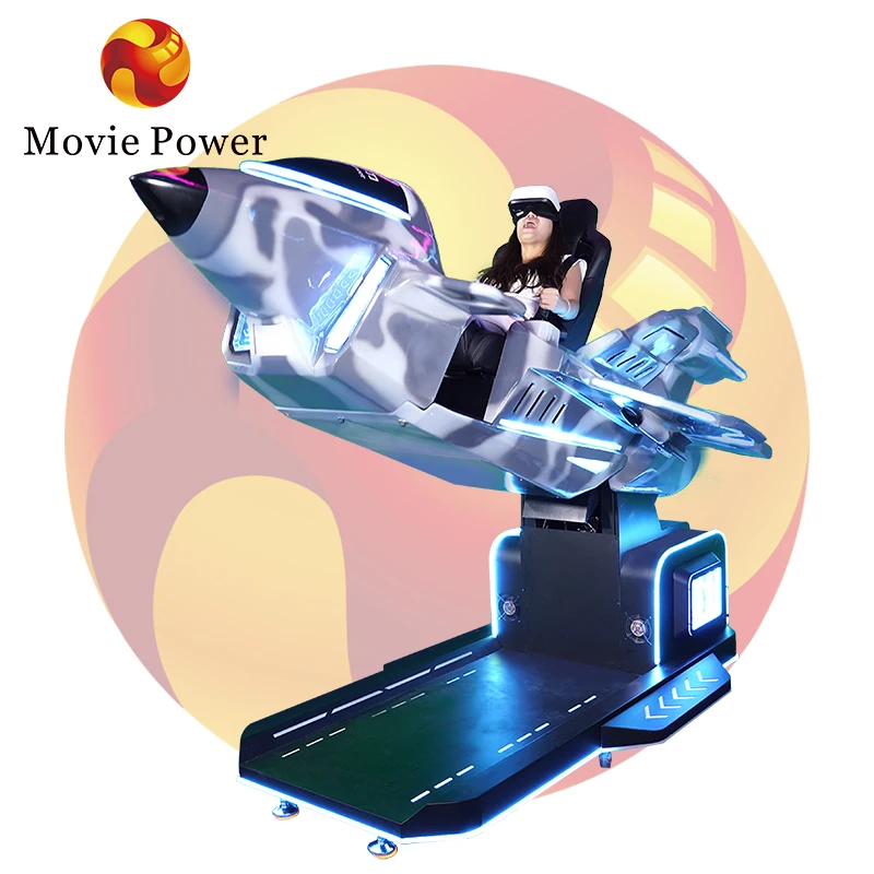 VR Flight Simulator Flying Shooting Game Machine Amusement Game Park Indoor Playground 9D VR Arcade Machine