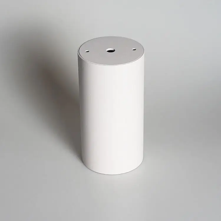 manufacturer high quality Italy deep die casting decorative  round cylinder aluminum black MR 16 GU 10 frames