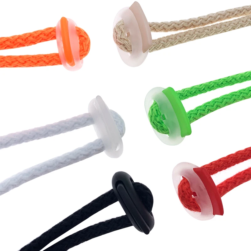 Лидер продаж шнур под заказ пластиковая веревка пробка для одежды спортивных сумок