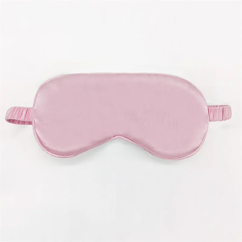 Silk blackout sleep eye mask Office lunch break Travel Airline eye mask Printed logo Gift eye mask