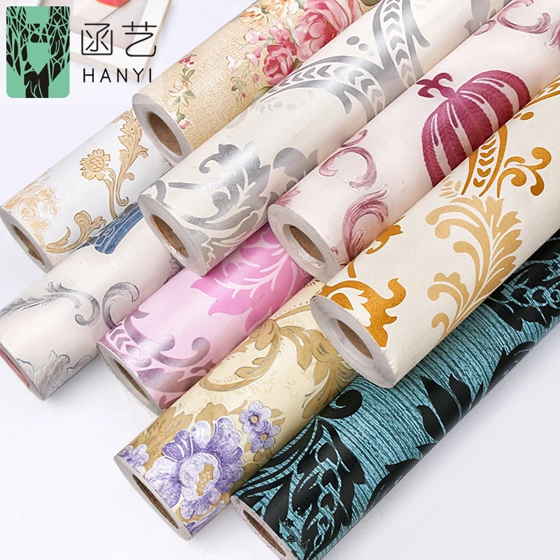 Chinese Factory Home Decor Wallpaper Room Peel Stick Wallpaper Vintage Interior Film Wall Decor 3D