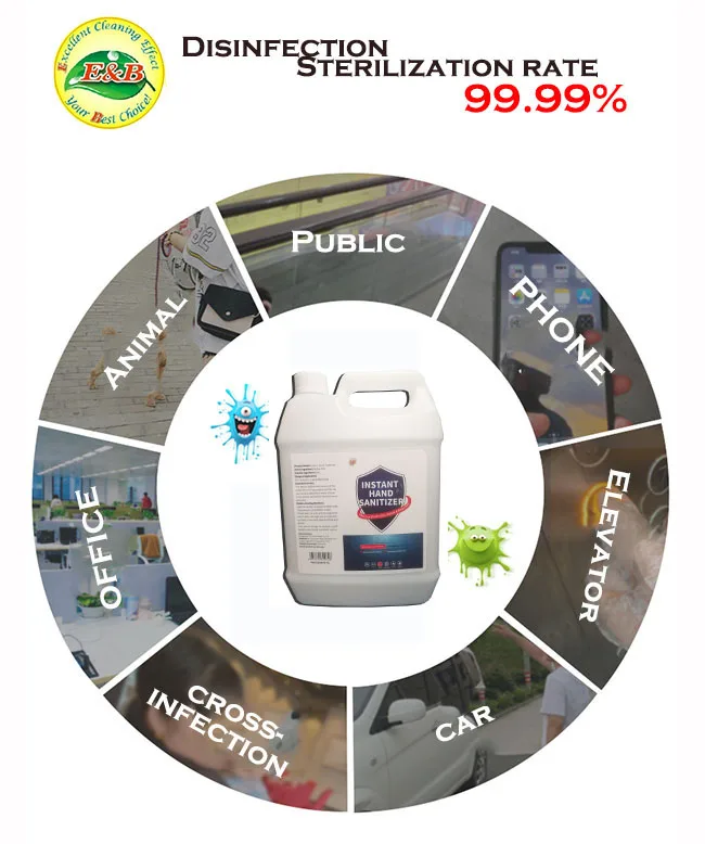 Wholesale bulk organicalcohol based hand sanitizer alcohol gel 75% alcohol 1L