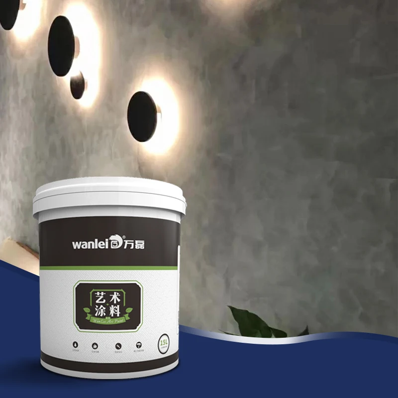 Wanlei открытые бетона внешний вид штукатурки стен дизайн