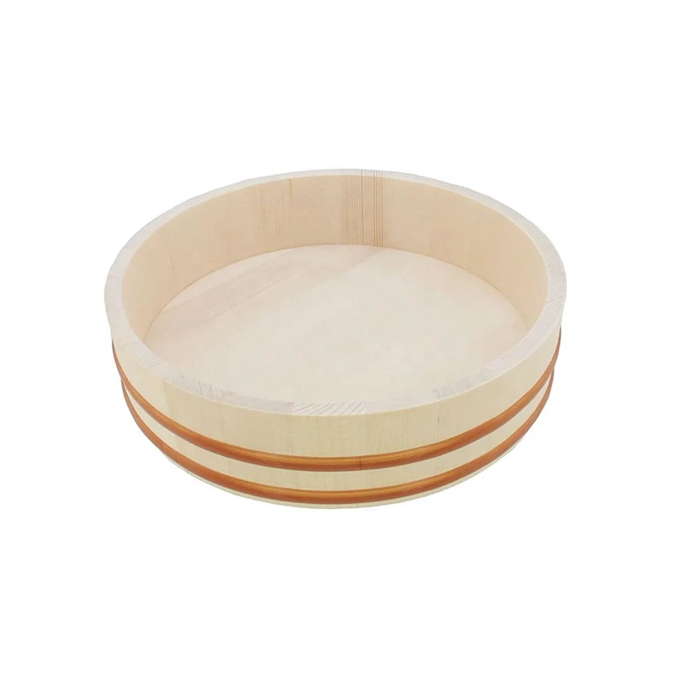 Wooden Hangiri, Sushi Oke, Rice Mixing Tub wholesale